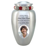 Eternal Love Photo Cremation Urn Adult Picture Urn - Tribute Wreath™ - Pro Personalization - Burial Vault Option