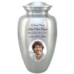 Eternal Love Photo Cremation Urn Adult Picture Urn - Tribute Wreath™ - Pro Personalization - Burial Vault Option