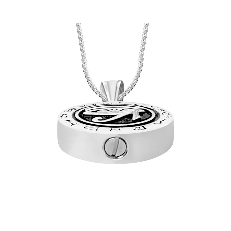 Eye of Ra Cremation Ash Pendant Urn - Love Charms® Option