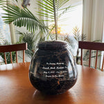 Tiger's Eye Genuine Marble Adult Urn