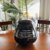 Tiger's Eye Genuine Marble Adult Urn