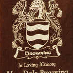 Family Coat of Arms Urn