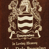 Family Coat of Arms Urn