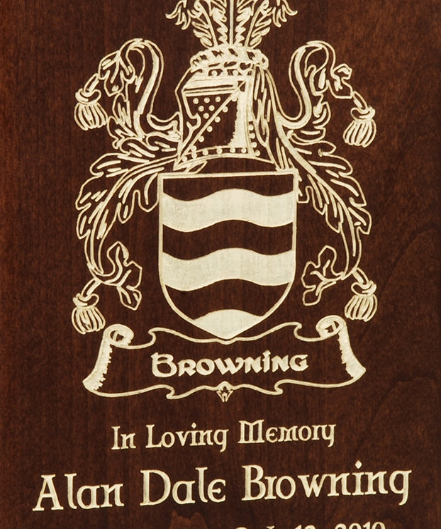 Family Coat of Arms Urn
