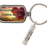 Family Tree Heart Keychain Urn