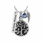 Family Tree Pendant Urn - Love Charms Option
