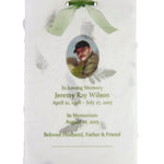 Fern Leaf Funeral Guest Book