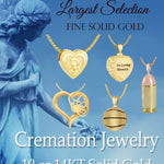 Rose Gold 10KT Bullet Cremation Jewelry Urn - ORDER NOW
