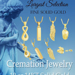 Baby Bootie 10KT or 14KT Gold Cremation Jewelry Urn - SHIPS NOW