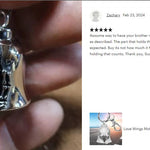 Finger Motorcycle Bell Ash Urn - Engraving Available