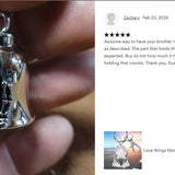 Finger Motorcycle Bell Ash Urn - Engraving Available