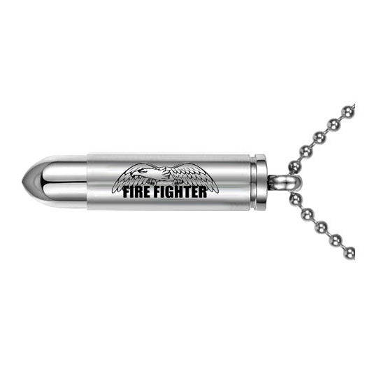 FIRE FIGHTER Bullet Eagle Pendant Urn