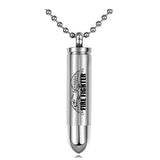 FIRE FIGHTER Bullet Eagle Pendant Urn - Love Charms Option