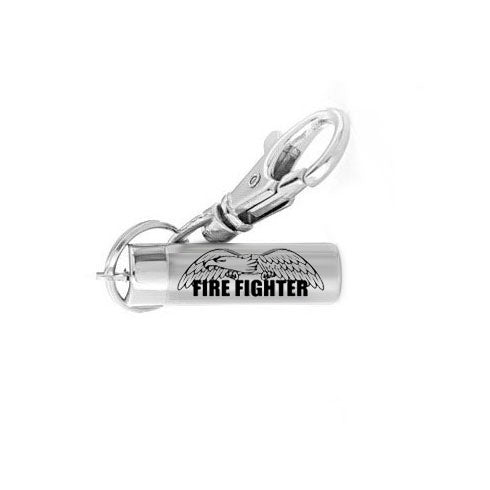 FIRE FIGHTER Cylinder Eagle Keychain Urn