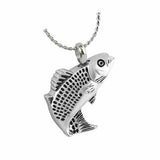 Fish Ash Pendant Urn - Love Charms Option