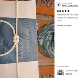 Fisherman Peaceful Pillow® Water Burial Cremation Urn - Biodegradable Burial At Sea Urn - Wide River Urn