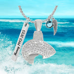 Gone Fishing Ashes Pendant Urn - Love Charms® Option