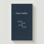 Fisherman Silhouette - Gone Fishin' Memorial Cards - Funeral  Cards - Celebration of Life Cards