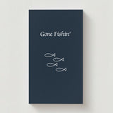 Fisherman Silhouette - Gone Fishin' Memorial Cards - Funeral  Cards - Celebration of Life Cards