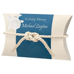 Fisherman Turtle Peaceful Pillow® Water Burial Cremation Urn - Biodegradable Burial At Sea Urn - Wide River Urn