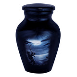 Fisherman Silhouette Keepsake Urn - Love Charms® Option