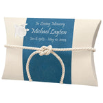 Fisherman Turtle Peaceful Pillow® Water Burial Cremation Urn - Biodegradable Burial At Sea Urn - Wide River Urn