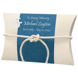 Fisherman Turtle Peaceful Pillow® Water Burial Cremation Urn - Biodegradable Burial At Sea Urn - Wide River Urn