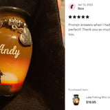 Lake Fishing Mini Urn - Love Charms® Option