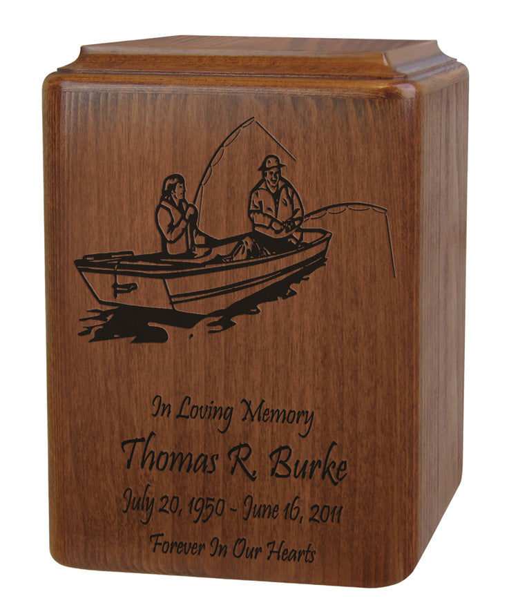 Wooden Boat Urn