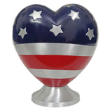 Flag Heart Medium Urn