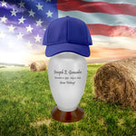 Hat or Cap Cremation Adult Urn - Cremation Urn For Men or Women - Display a Favorite Cap