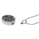 Rainbow Floral Pendant Urn - Love Charms® Option