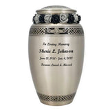 Flying Owl Celtic Adult Cremation Urn Tribute Wreath™ - Pro Diamond Engraving