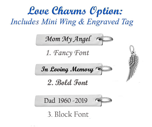 Twinkle Little Star Urn Necklace - Love Charms™ Option