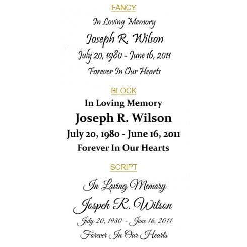 Customized Engraving