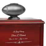 Football Redwood Adult or Medium Urn
