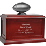 Football Redwood Adult or Medium Urn