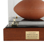 Football Case Memorial Urn - AUTOGRAPH FOOTBALL