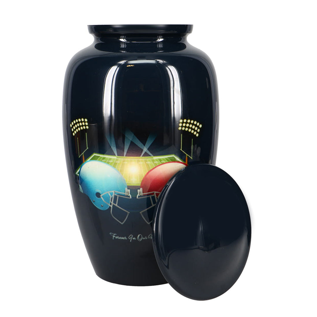 Football Forever In My Heart Oversized Adult Urn