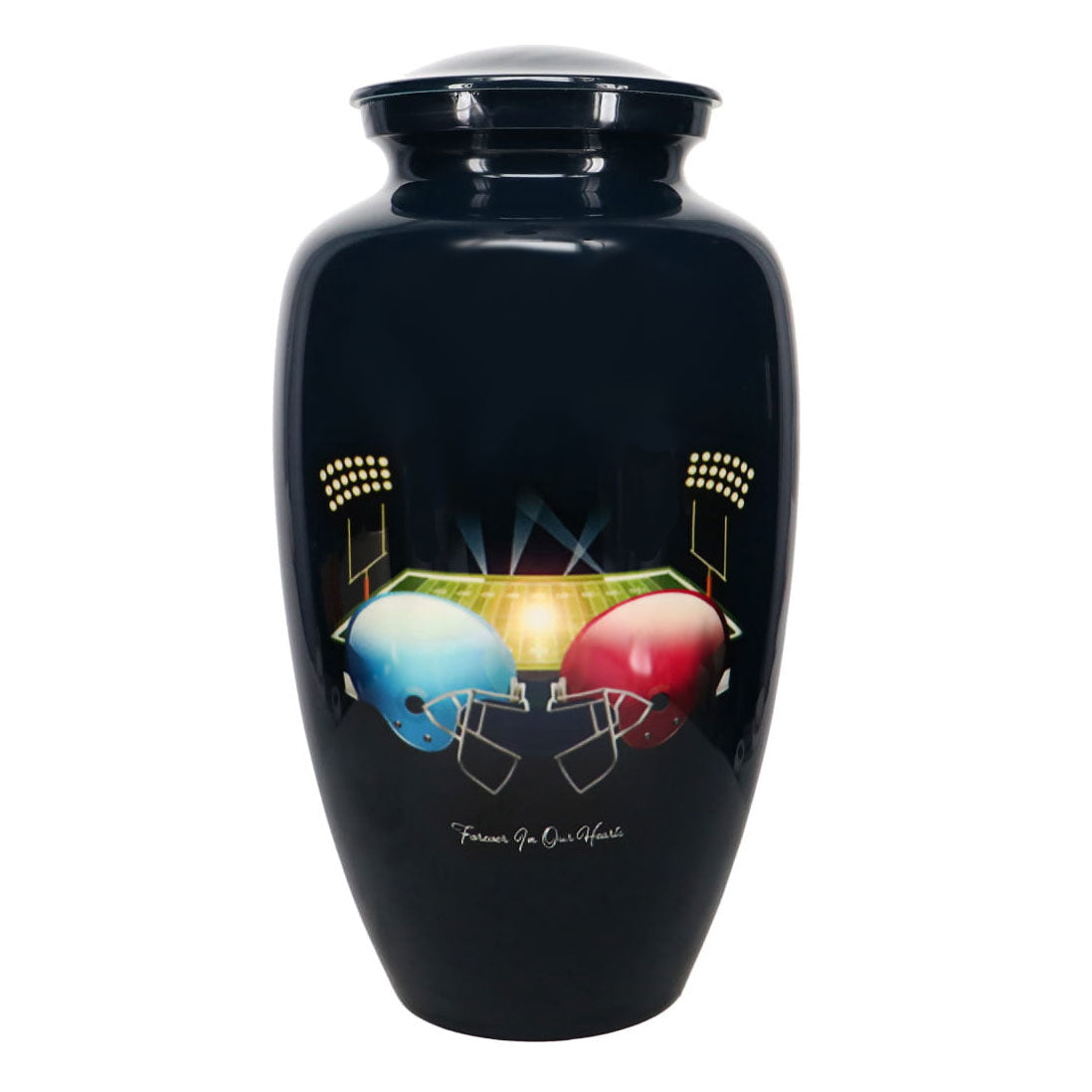 Football Forever In My Heart Oversized Adult Urn