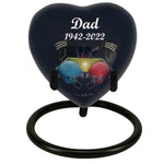 Football - Forever In Our Hearts Keepsake Urn - Stand Option