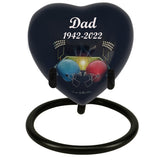 Football - Forever In Our Hearts Keepsake Urn - Stand Option