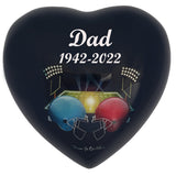 Football - Forever In Our Hearts Keepsake Urn - Stand Option