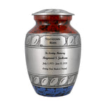 Football Red White & Blue Medium Urn