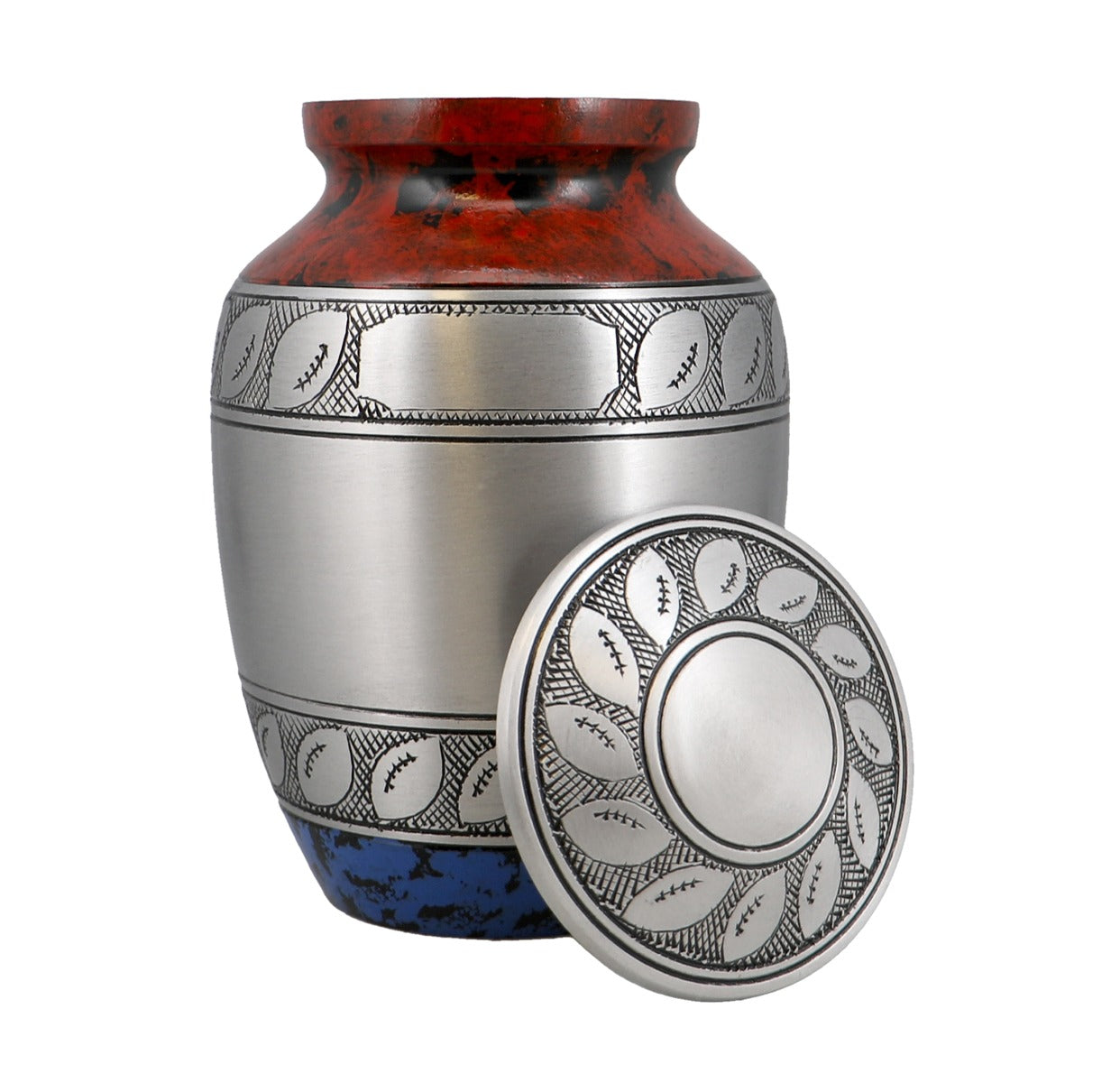 Football Red White & Blue Medium Urn