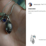 Football Game Pendant Ash Urn - Love Charms™ Option