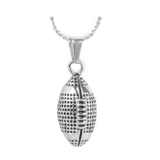 Football Game Pendant Ash Urn - Love Charm Option
