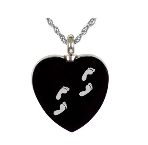 Footprints Across My Heart Pendant