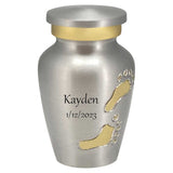 Preemie or One Twin Footprints Urn