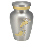 Preemie or One Twin Footprints Urn